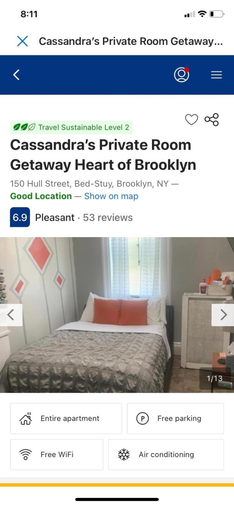 ניו יורק Cassandra'S Private Room Getaway Heart Of Brooklyn מראה חיצוני תמונה